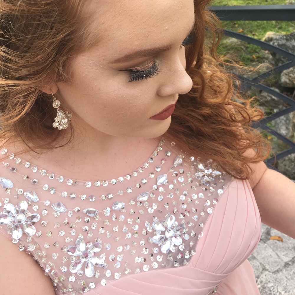 PROM DRESS - BLUSH PINK